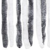 Insect Curtain Grey and White 100x220 cm Chenille