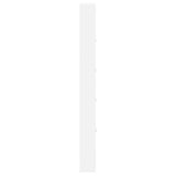 White Wooden Shoe Cabinet with 5 Compartments