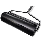 Black Garden Lawn Grass Roller 68 L - Side View