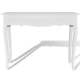 Dressing Console Table White - Side View