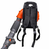 42.7 cc Petrol Backpack Leaf Blower 900 m³/h - Top-Down View