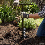 Ground Drill with Handle 180 mm with Extension Tube 5 m Steel