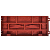 Lawn Divider with Brick Design 11 pcs - Close-Up Angle