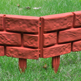 Lawn Divider with Brick Design 11 pcs - Extra Image