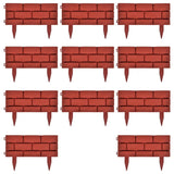 Lawn Divider with Brick Design 11 pcs - Extra Image