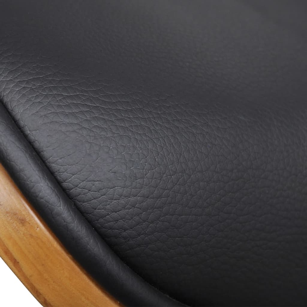 Dining Chairs 6 pcs Bent Wood and Faux Leather