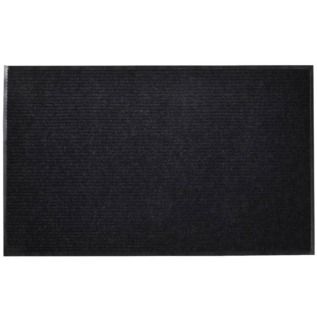 Door Mat Black 120 x 180 cm PVC