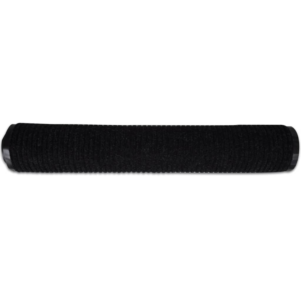 Door Mat Black 120 x 180 cm PVC