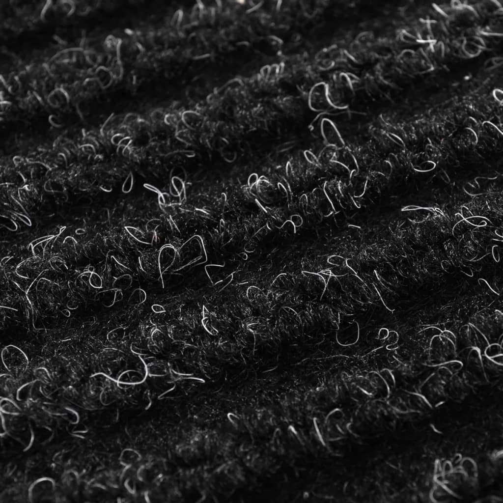 Door Mat Black 120 x 180 cm PVC
