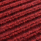 Red PVC Door Mat 90 x 120 cm - Rear View