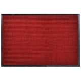Red Pvc Door Mat 90 X 150 Cm - 45-Degree Angle