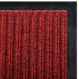 Door Mat Red 90 x 150 cm PVC - 45-Degree Angle