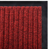 Red PVC Door Mat 90 x 150 cm - 45-Degree Angle