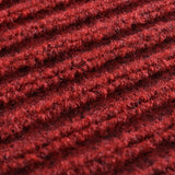 Red PVC Door Mat 90 x 150 cm - Rear View