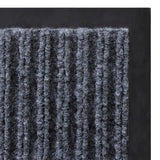 Door Mat Grey 90 x 120 cm PVC