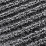 Grey PVC Door Mat 90 x 120 cm - Rear View
