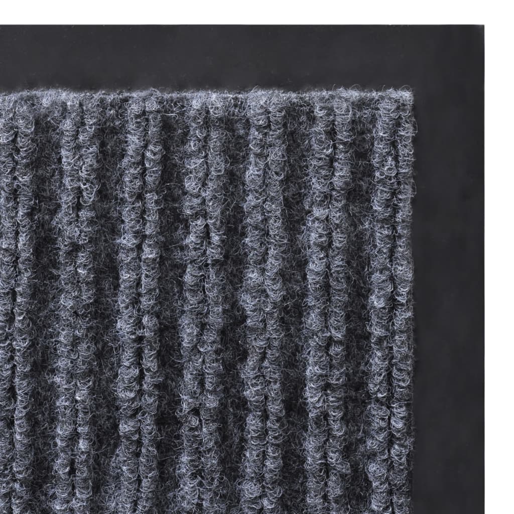 Grey Pvc Door Mat 90 X 150 Cm