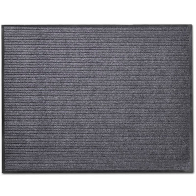 Grey PVC Door Mat 120 x 180 cm