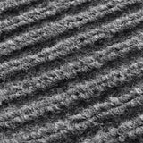 Grey PVC Door Mat 120 x 180 cm - Rear View