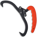 4 pcs Log Tongs with PVC Handle - Top-Down View