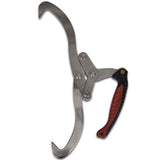 2 pcs Log Tongs with TPR Handle - Side View