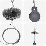Round Chimney Cleaning Brush Dia. 20 cm - Close-Up Angle