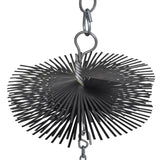 Round Chimney Cleaning Brush Dia. 25 cm - Side View