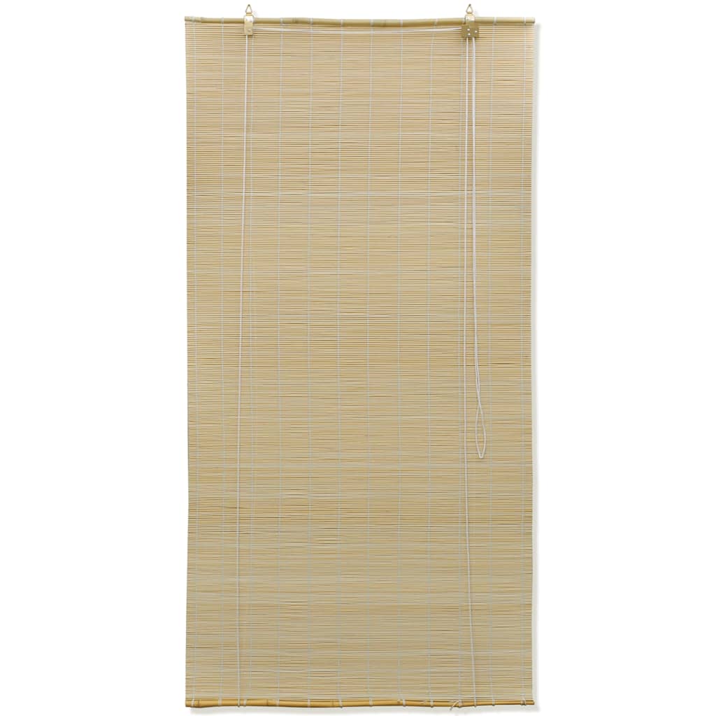 Natural Bamboo Roller Blinds 100 X 160 Cm