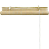 Natural Bamboo Roller Blinds 100 X 160 Cm - 45-Degree Angle