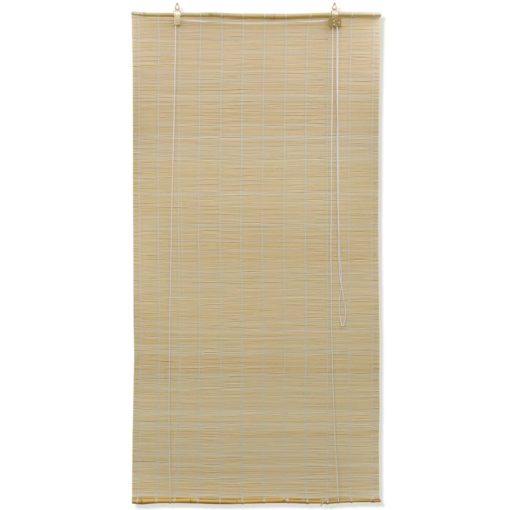 Natural Bamboo Roller Blinds 140 X 160 Cm
