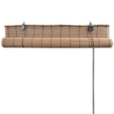 Brown Bamboo Roller Blinds 150 x 220 cm