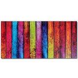 Coffee Table with Rainbow Printing Glass Top - 45-Degree Angle