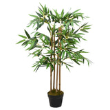 Artificial Bamboo Plant Twiggy with Pot 90 cm - Front View