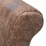 Dining Chairs 4 pcs Brown Faux Leather