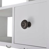Wooden Kitchen Wall Cabinet White - Close-Up Angle