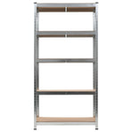 Storage Shelf Silver 2 pcs