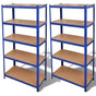 Storage Shelf Blue 2 pcs