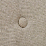 Dining Chairs 4 pcs with Oak Frame Beige Fabric and Solid Oak Wood - 45-Degree Angle