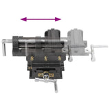 Manually Operated Cross Slide Drill Press Vice 78 mm - Low Angle