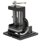 Manually Operated Tilting Drill Press Vice 110 mm - Front View