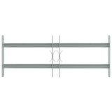 Adjustable Security Grille for Windows with 2 Crossbars 500-650 mm