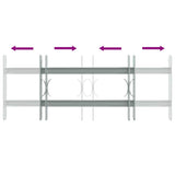Adjustable Security Grille for Windows with 2 Crossbars 500-650 mm