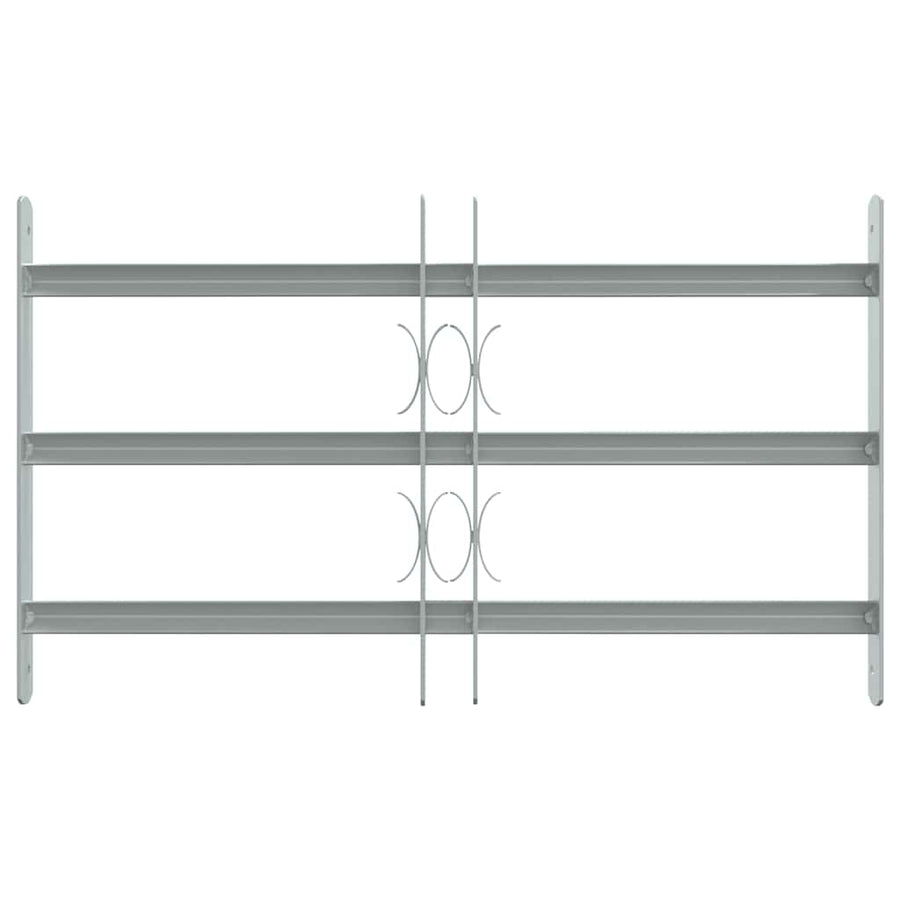 Adjustable Security Grille for Windows with 3 Crossbars 500-650 mm