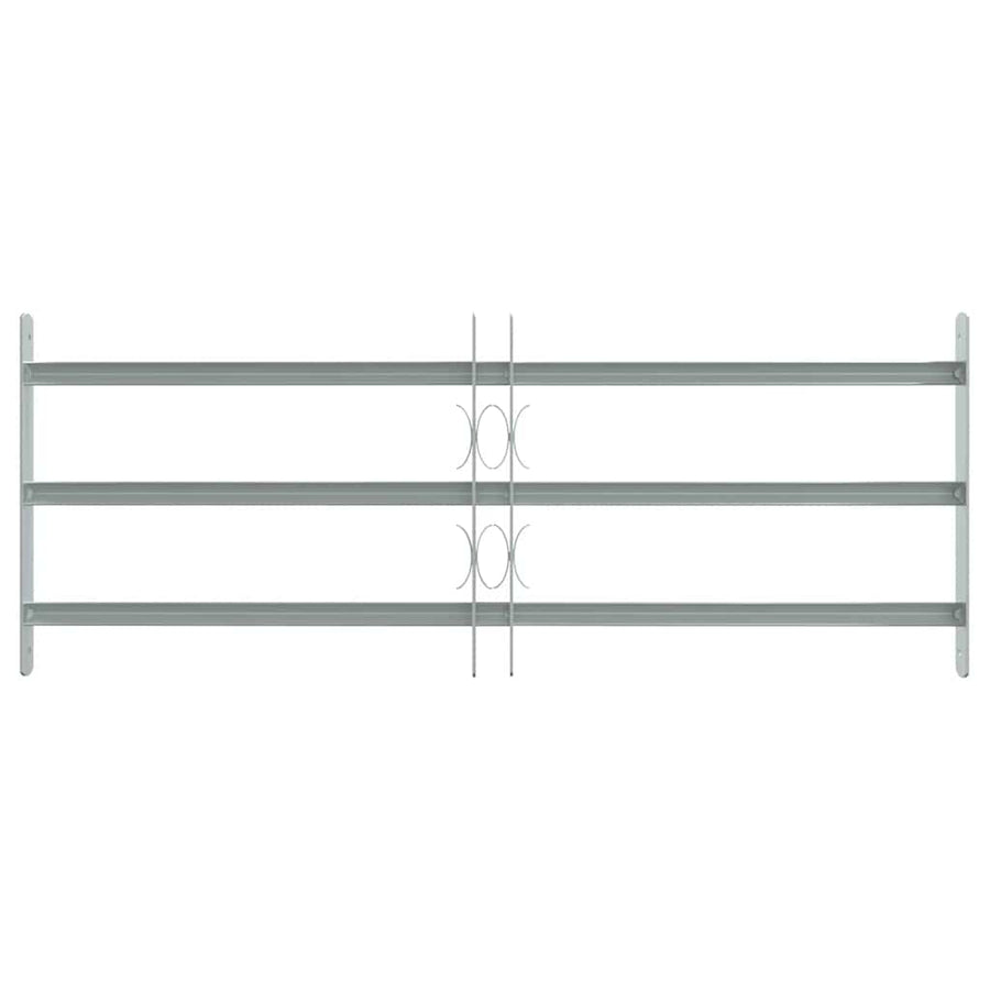 Adjustable Security Grille for Windows with 3 Crossbars 700-1050 mm