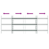 Adjustable Security Grille for Windows with 3 Crossbars 700-1050 mm - 45-Degree Angle