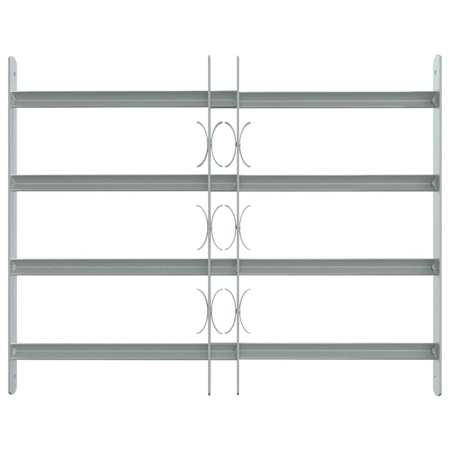 Adjustable Security Grille for Windows with 4 Crossbars 500-650 mm