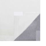 2 pcs White Energy-saving Blackout Curtains Double Layer 140 x 245 cm