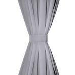 2 pcs Grey Slot-Headed Blackout Curtains 135 x 245 cm