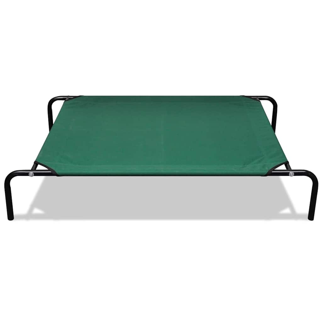 Elevated Pet Bed with Steel Frame 110 x 80 cm