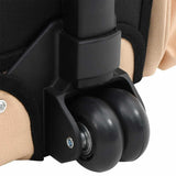 Multipurpose Pet Trolley Beige Foldable - Rear View